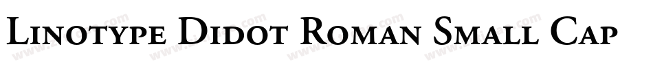 Linotype Didot Roman Small Caps & Oldstyle Figures字体转换